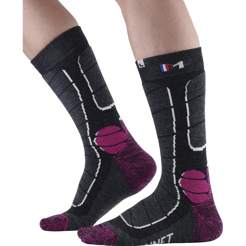 TREK MEDIUM - Chaussettes de randonnée 74% laine mérinos, épaisseur medium.