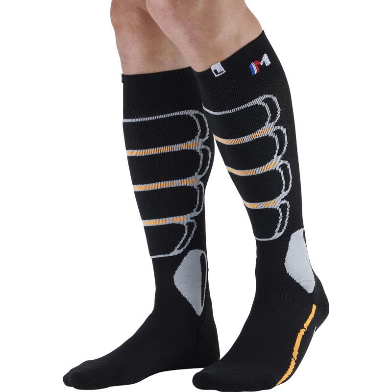 Energy High-Performance-Chaussettes de ski racing - Fine avec compression légère