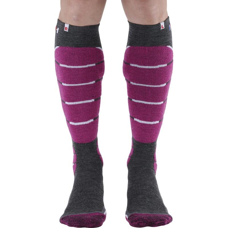 Ski Light - Chaussettes de ski fine en laine mérinos.