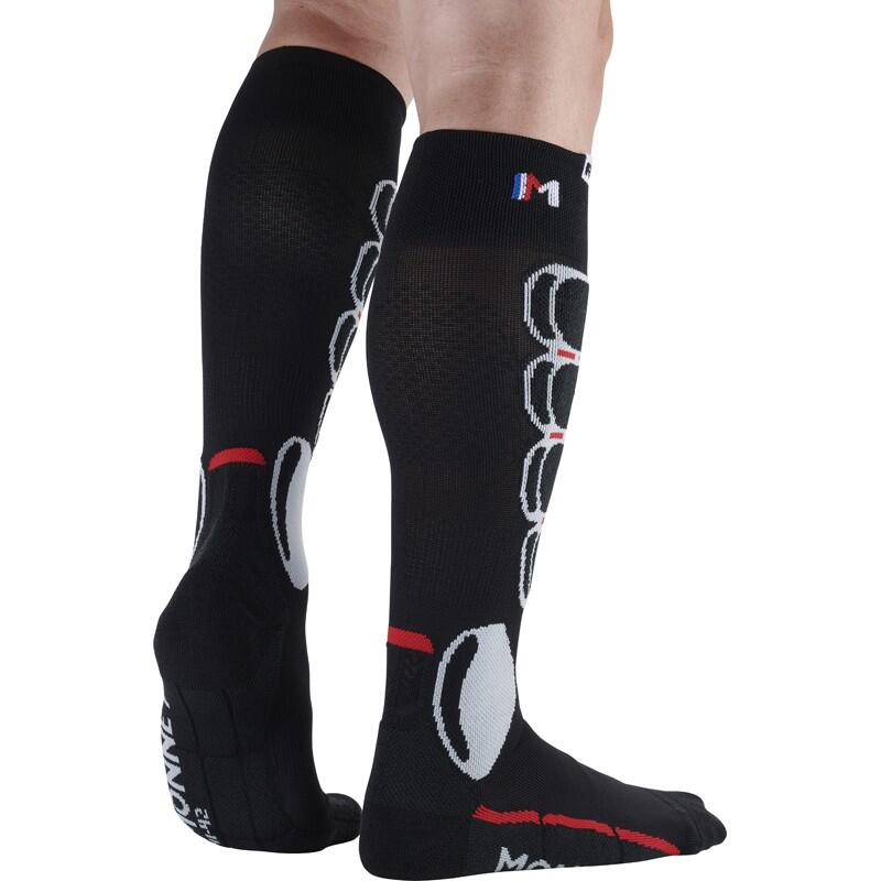 Energy High-Performance-Chaussettes de ski racing - Fine avec compression légère