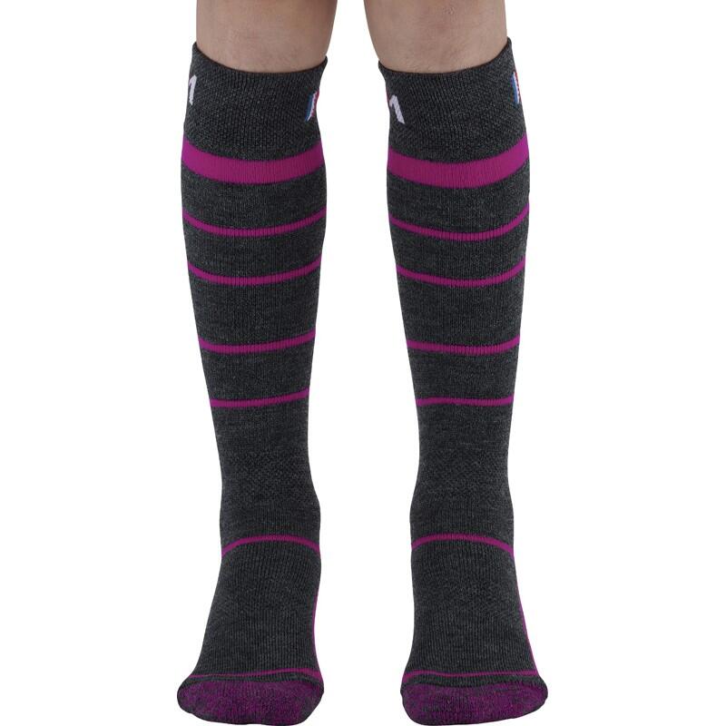 WOOLY JUNIOR - Chaussettes de ski en laine mérinos pour les juniors.