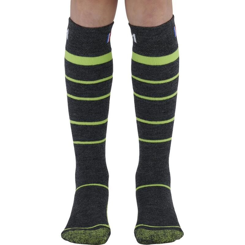 WOOLY JUNIOR - Chaussettes de ski en laine mérinos pour les juniors.