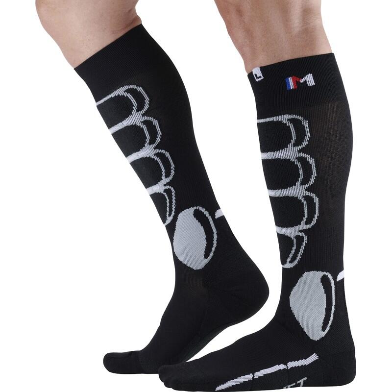 Energy High-Performance-Chaussettes de ski racing - Fine avec compression légère