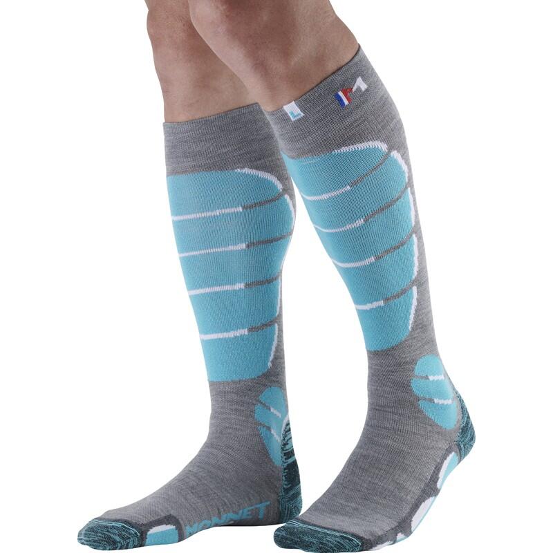 Ski X-Light. Chaussettes de ski extra-fine en laine mérinos.