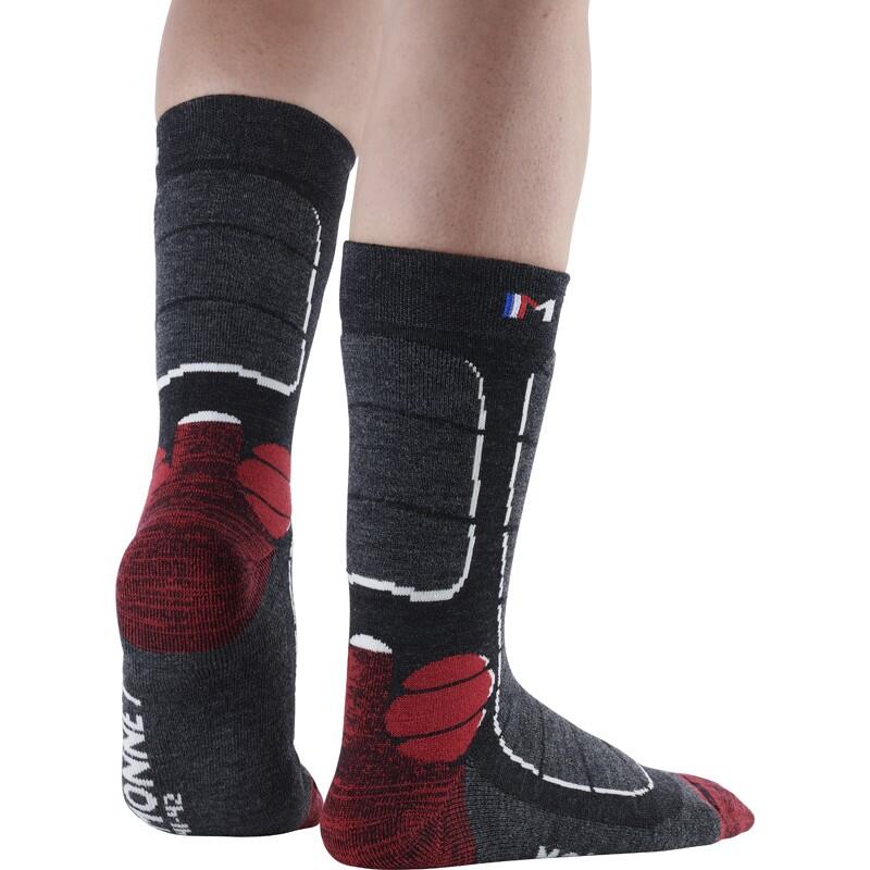 TREK MEDIUM - Chaussettes de randonnée 74% laine mérinos, épaisseur medium.