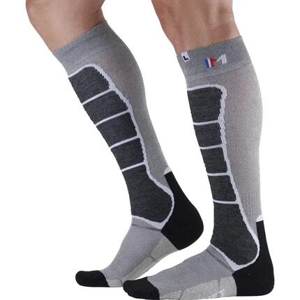Fusion - Chaussettes de ski avec fil d'argent - Protection thermique