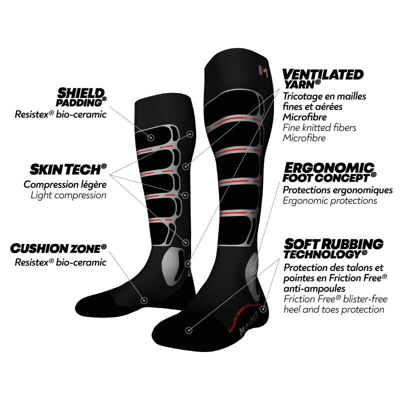 Energy Racing-Chauss. de ski pour le racing-Ultra-fines avec compression légère 5/5