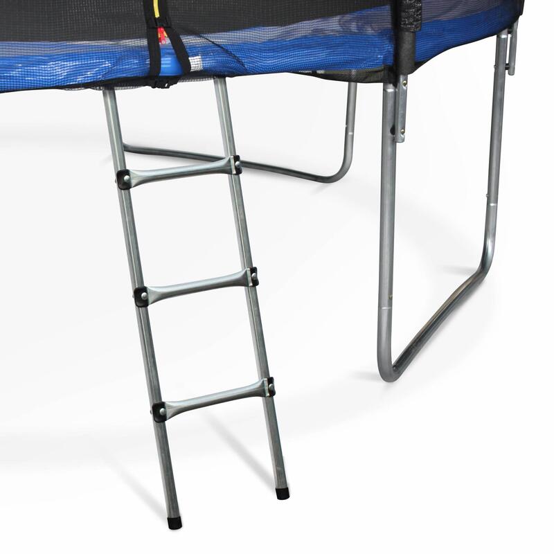 Kit accessoires pour trampoline 460cm Neptune - Échelle, bâche, filet