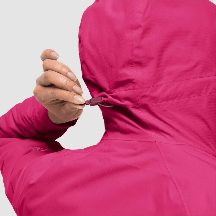 Giacca con cappuccio da donna Jack Wolfskin argon storm 3/5