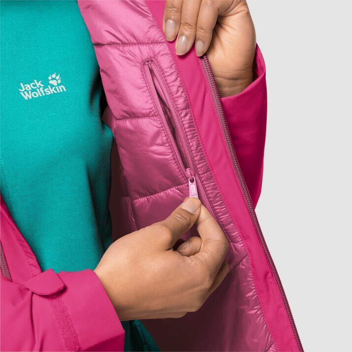 Giacca con cappuccio da donna Jack Wolfskin argon storm 4/5
