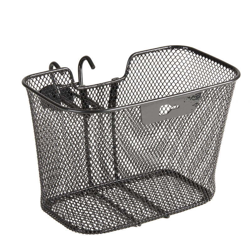 Seconde vie Panier avant vélo Enfant 20 et 24 pouces amovible noir