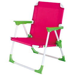 Eurotrail chaise de camping Nickyjunior 46 cm polyester/acier rose