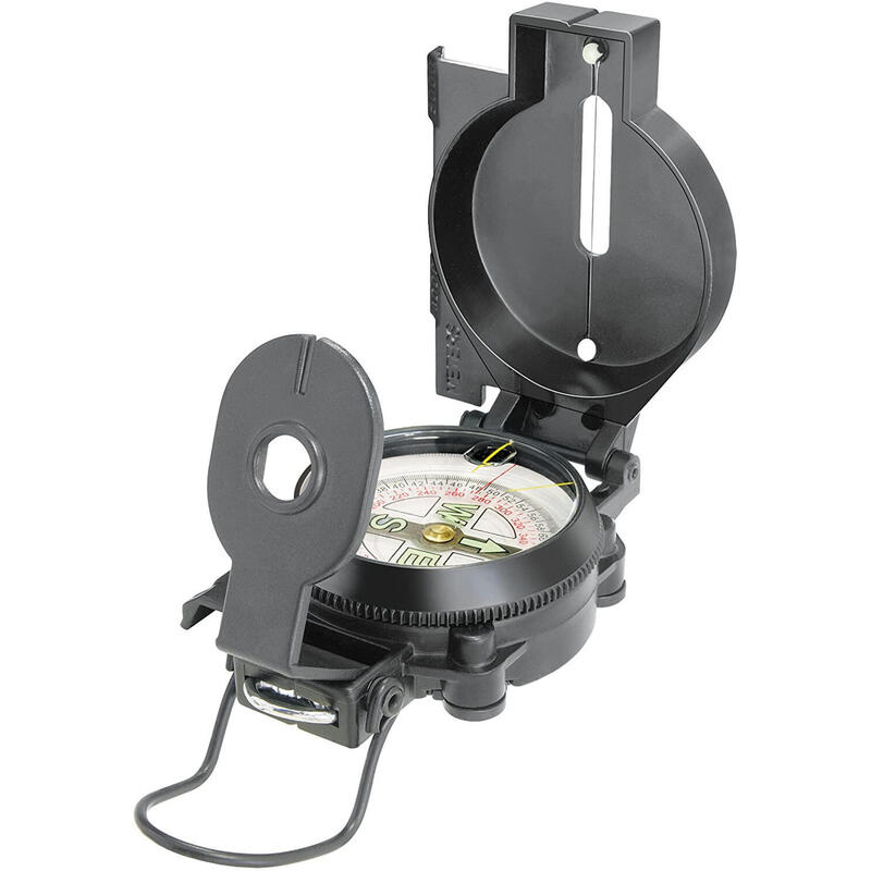 National Geographic boussole 5,8 x 8,5 cm acier noir