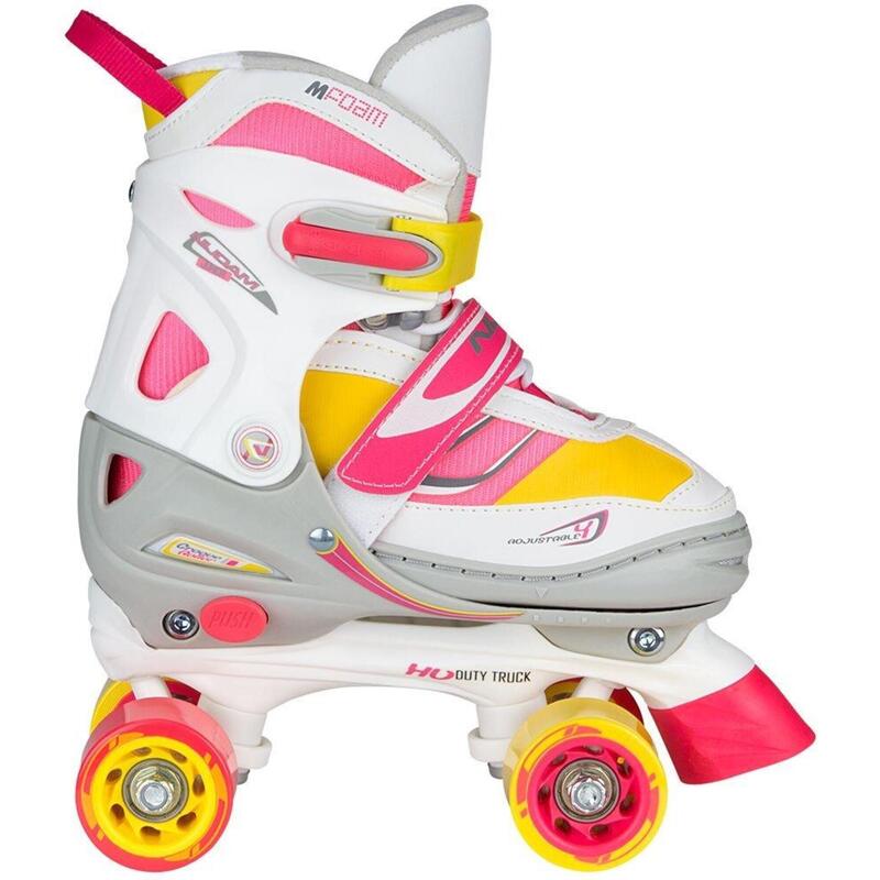 Nijdam filles rouleau de patinage réglable rose