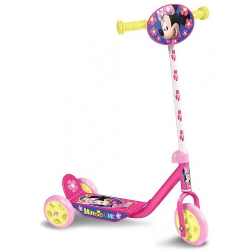 Disney Scooter 3 roues Minnie Mouse Enfant Roue Libre Filles Rose/Jaune