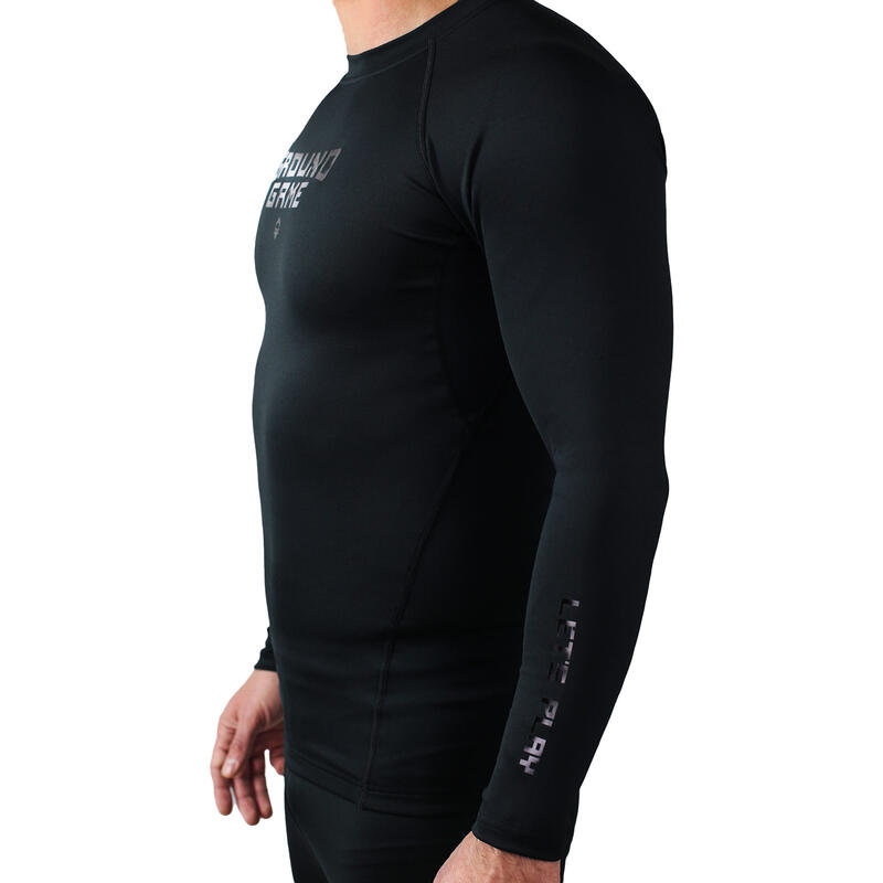 Rashguard do MMA męski Groundgame SHINY z długim rękawem