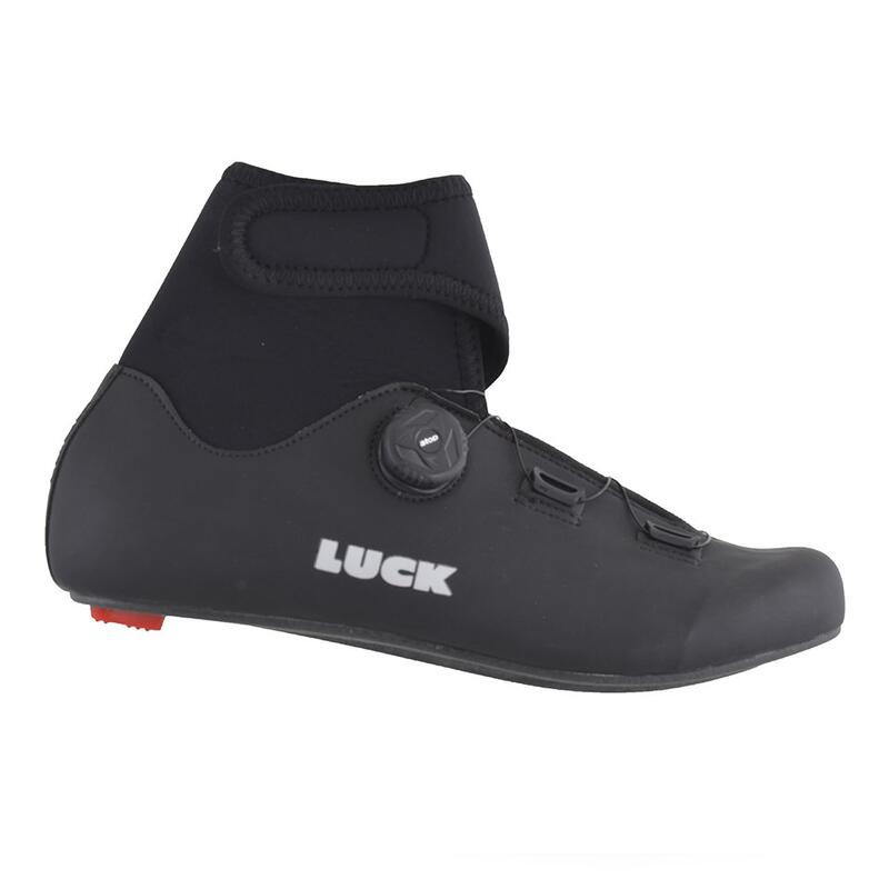 Chaussures de vélo de route d'hiver Luck Fly noir