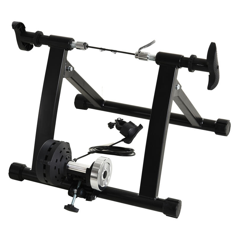 Rodillo entrenamiento bicicleta HOMCOM 54,5x47,2x39,1 cm negro