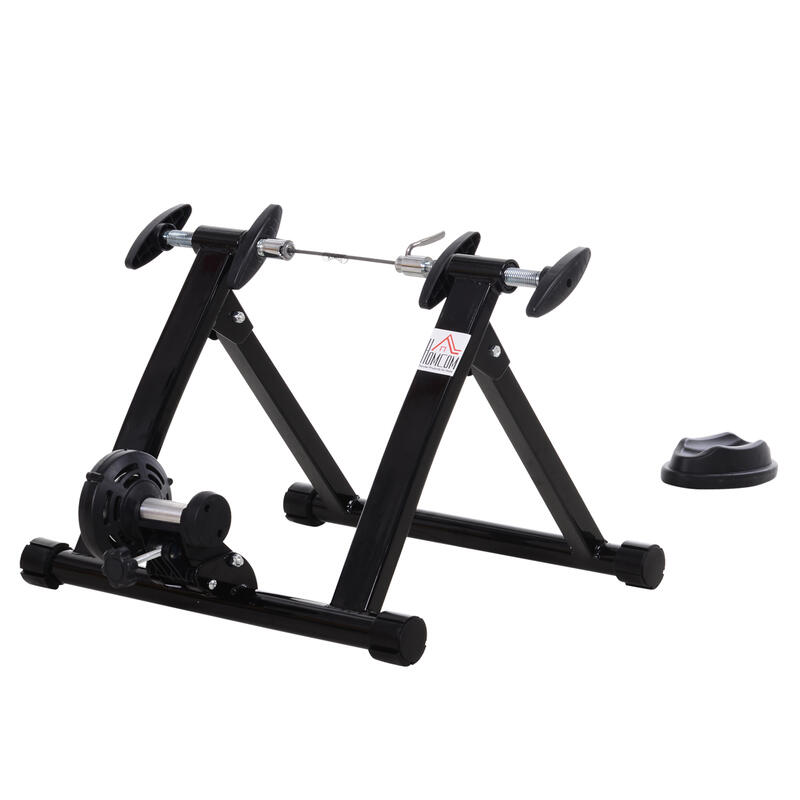 Rodillo entrenamiento bicicleta HOMCOM 54,5x47,2x39,1 cm negro