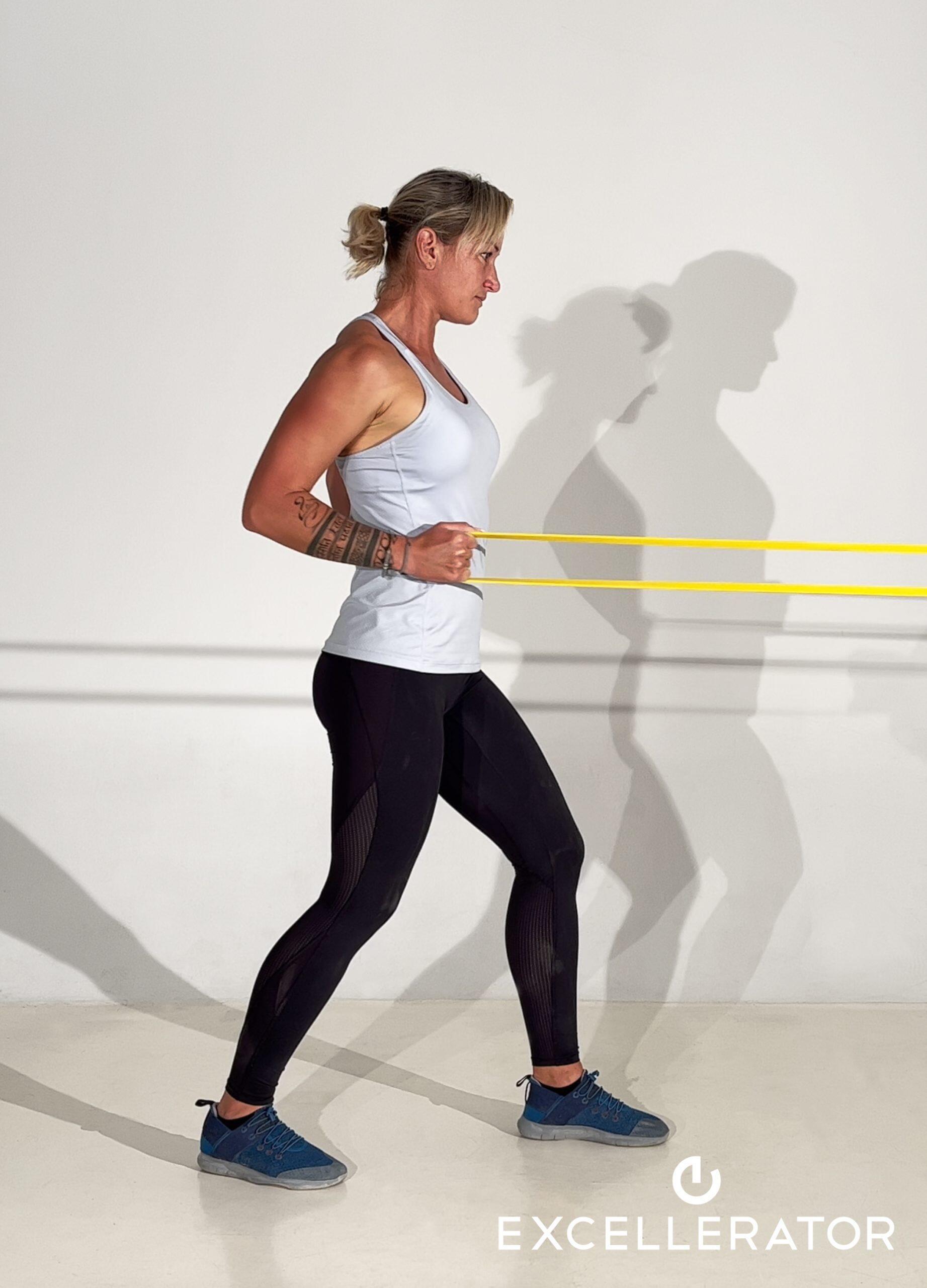 ELASTICO Cross Training de latex natural Verde. EXCELLERATOR Decathlon