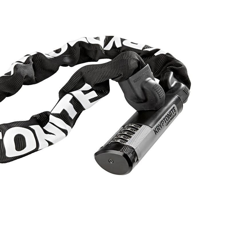 Lacăt cu lanț robust kryptonite 90 cm negru