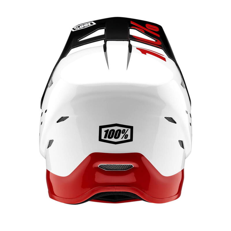 Status Helm Pacer - Wit/Zwart/Rood