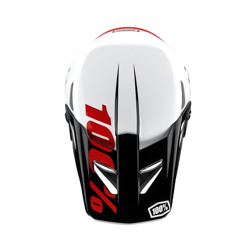 Status Helm Pacer - Wit/Zwart/Rood