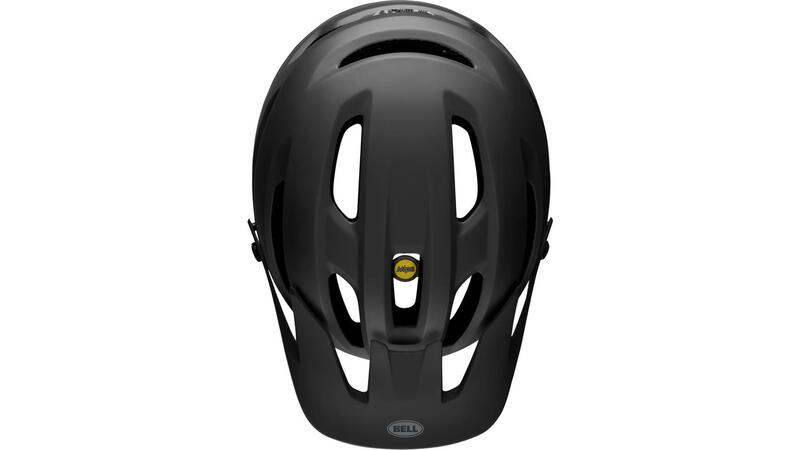 4Forty Mips Helm - mat/glanzend zwart