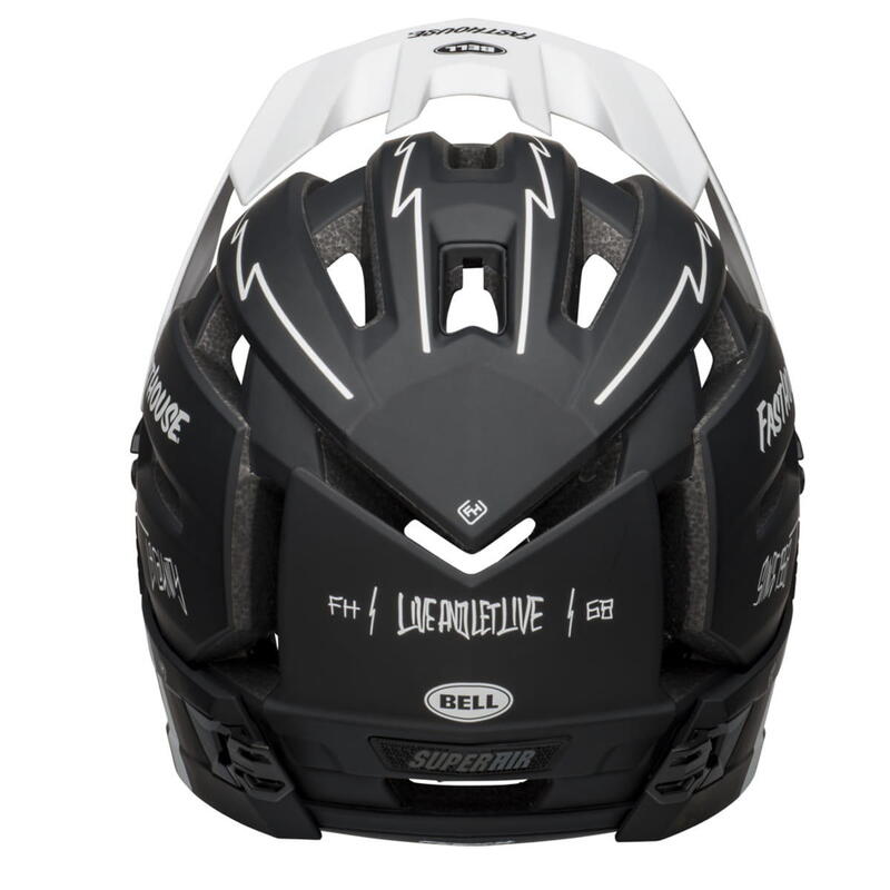 Bell Super Air R MIPS Spherical - Casque - Noir/Blanc