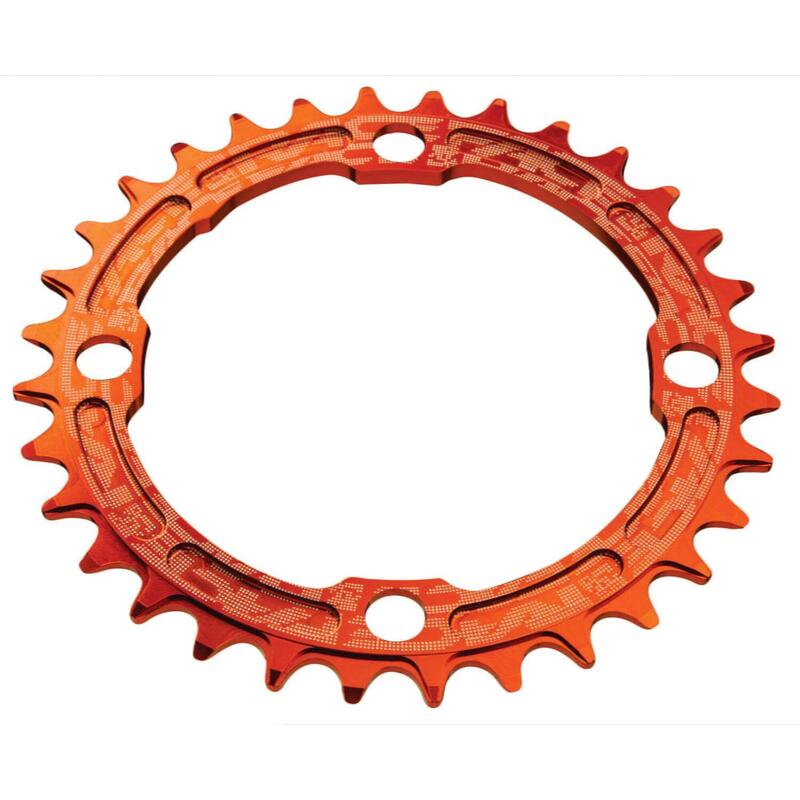 Plato Narrow-Wide- 4 Bolt - 104mm - naranja