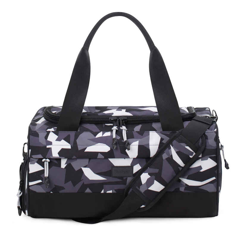 Boost Duffel 22L - 43,2 cm -Große Sporttasche mit Schuhfach (Geometric Camo)