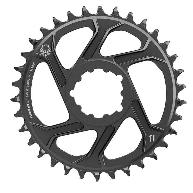 X-Sync 2 Eagle Kettenblatt - Direct Mount - 6 mm Offset - schwarz
