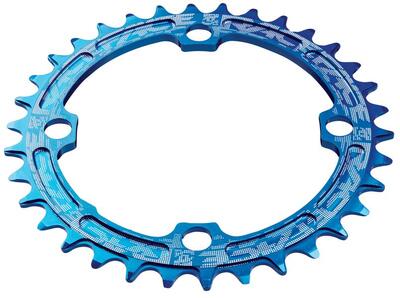 Kettingring smal- 4 bouts - 104mm - blauw