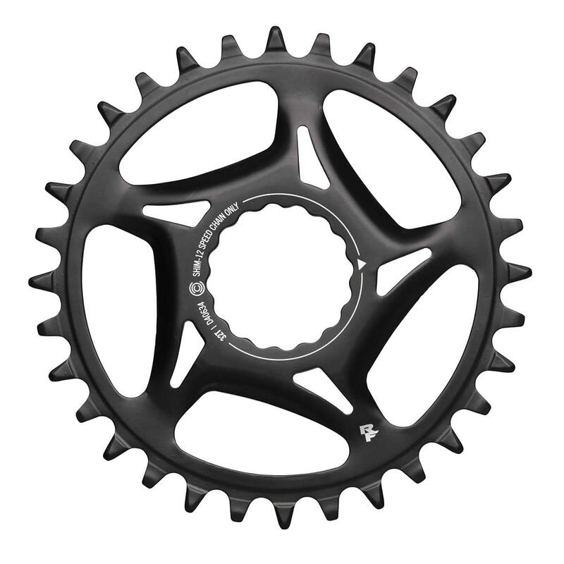 Kettingring DM Cinch staal 12-speed Shimano 34 tanden - zwart