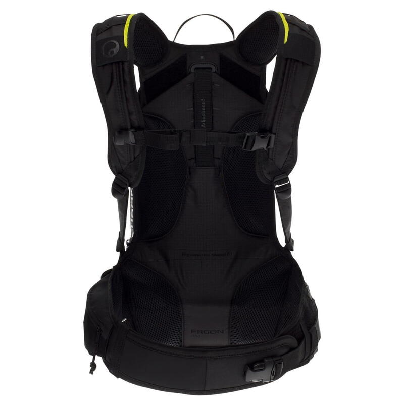 Ergon Ba2 Black - Compact All -Mountain -Rucksack für Aktionskameras,