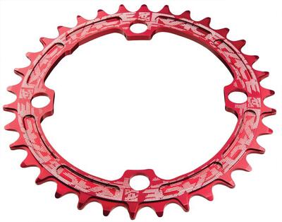 Kettingring smal- 4 bouts - 104mm - rood