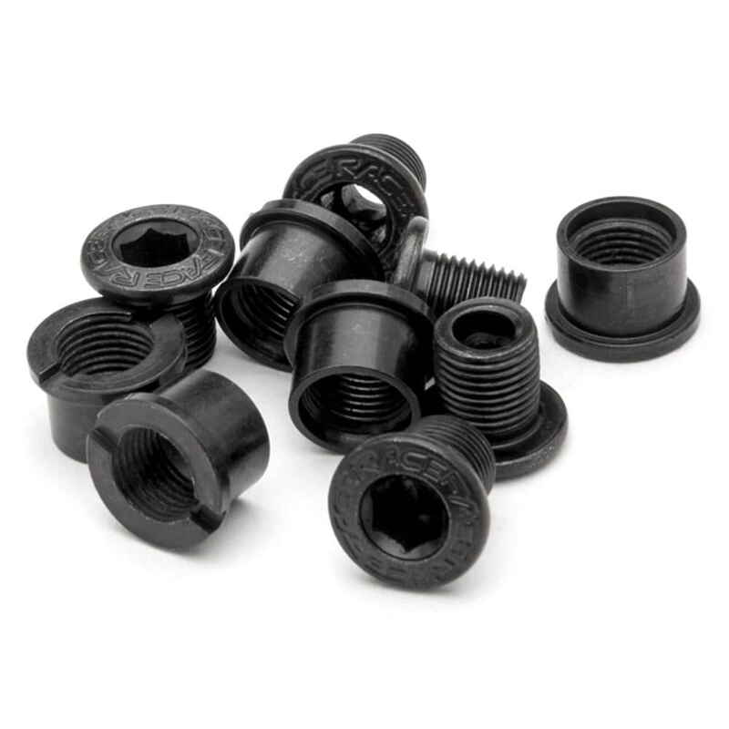 Kettenblattschrauben Chainring Bolt/Nut Pack - 2-fach - Alu - black