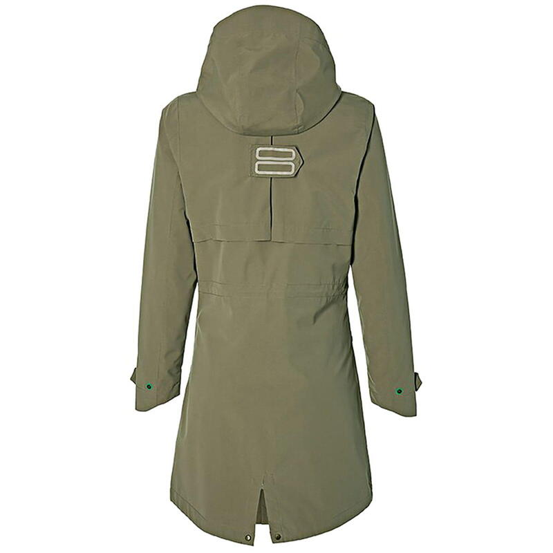 Veste de pluie femme Mosse Rain Parka Ladies vert