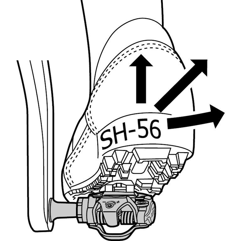 Shimano SPD Schoenplaatjes Zilver SM-SH56