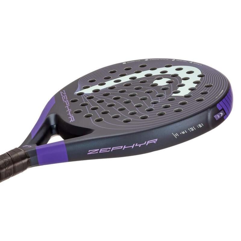 Padel Racket HEAD ZEPHYR 2022 volwassenen zwart/blauw