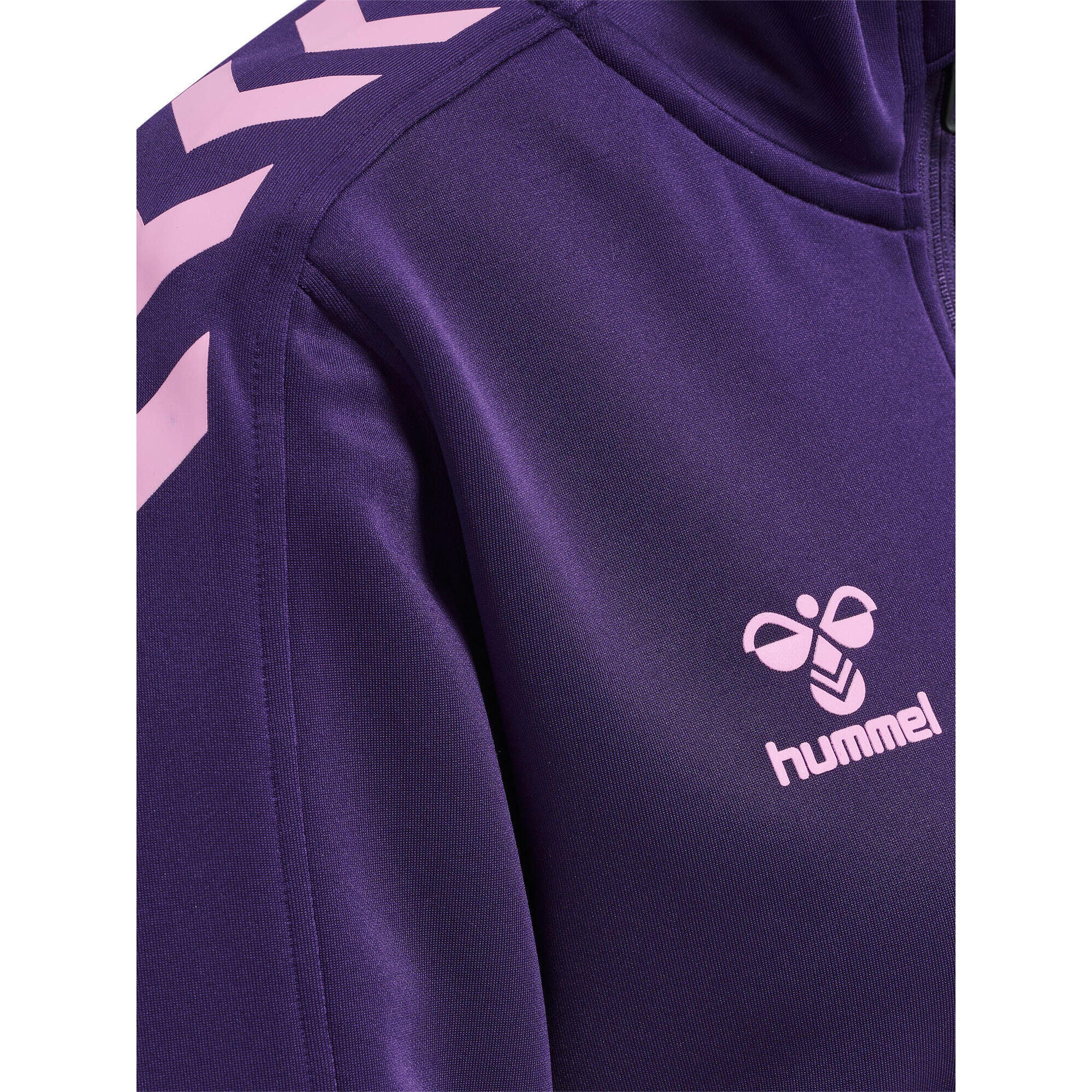 Sweat à Capuche Hummel Hmlcore Xk Poly Zip - Mixte - Tissu Anti-Transpiration BEECOOL® - Fermeture Éclair - 2