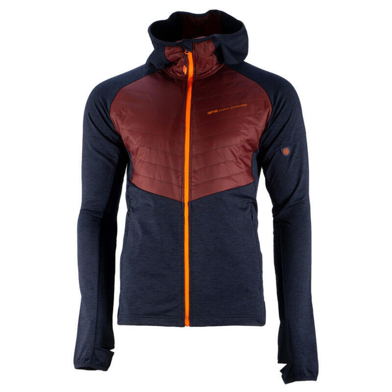 Chaqueta Hibrida guateada GTS 402412M senderismo Bordo Hombre