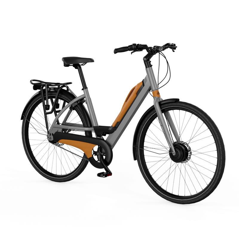Vélo électrique leger, faible entretien, complet, cadre bas, 5-vitesse, 80km