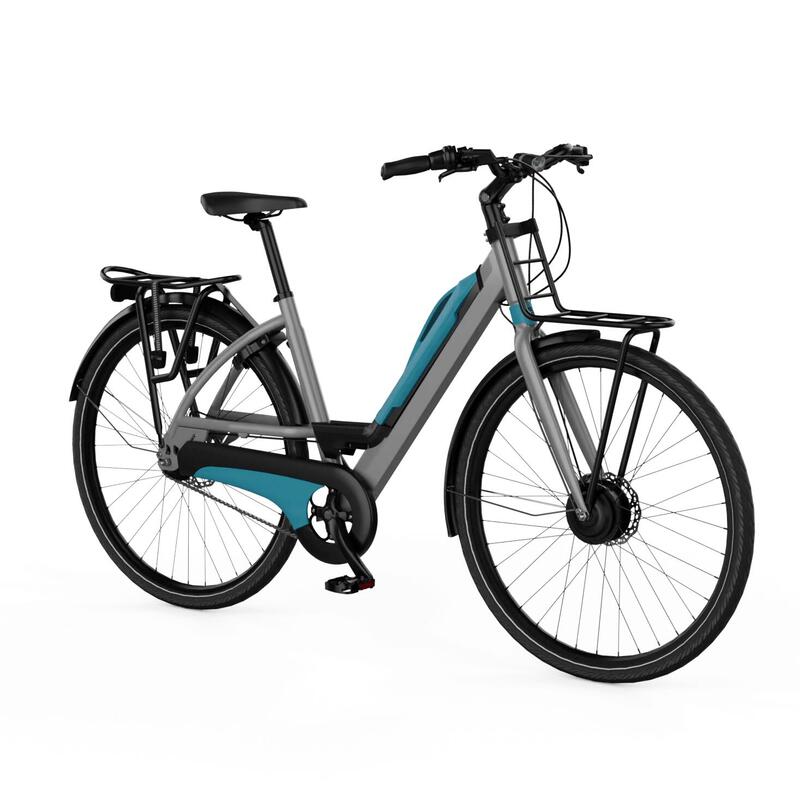 Vélo électrique robuste, pas lourd et complet, cadre bas, 7-vitesse, 80km