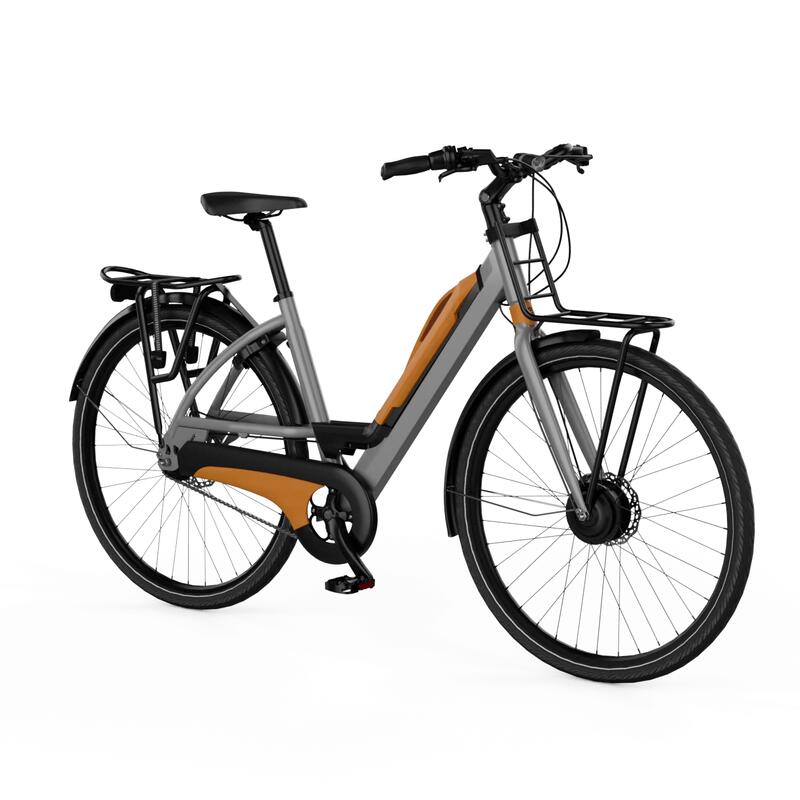 Vélo électrique robuste, pas lourd et complet, cadre bas, 7-vitesse, 125km