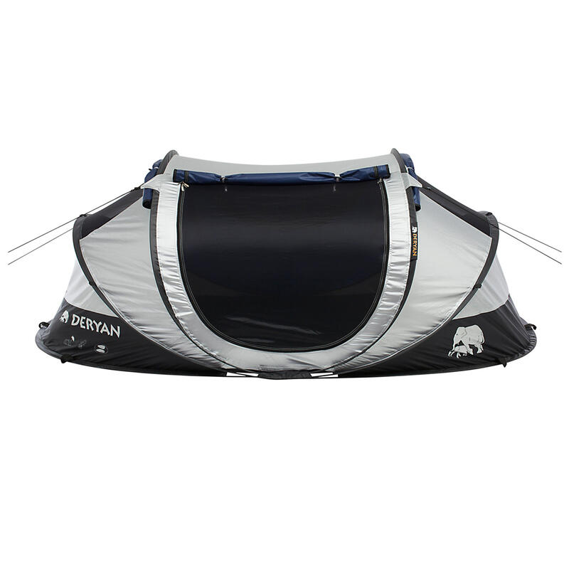 Deryan Tente Pop Up Luxury Cocoon - 2 Personnes - Argent/Noir