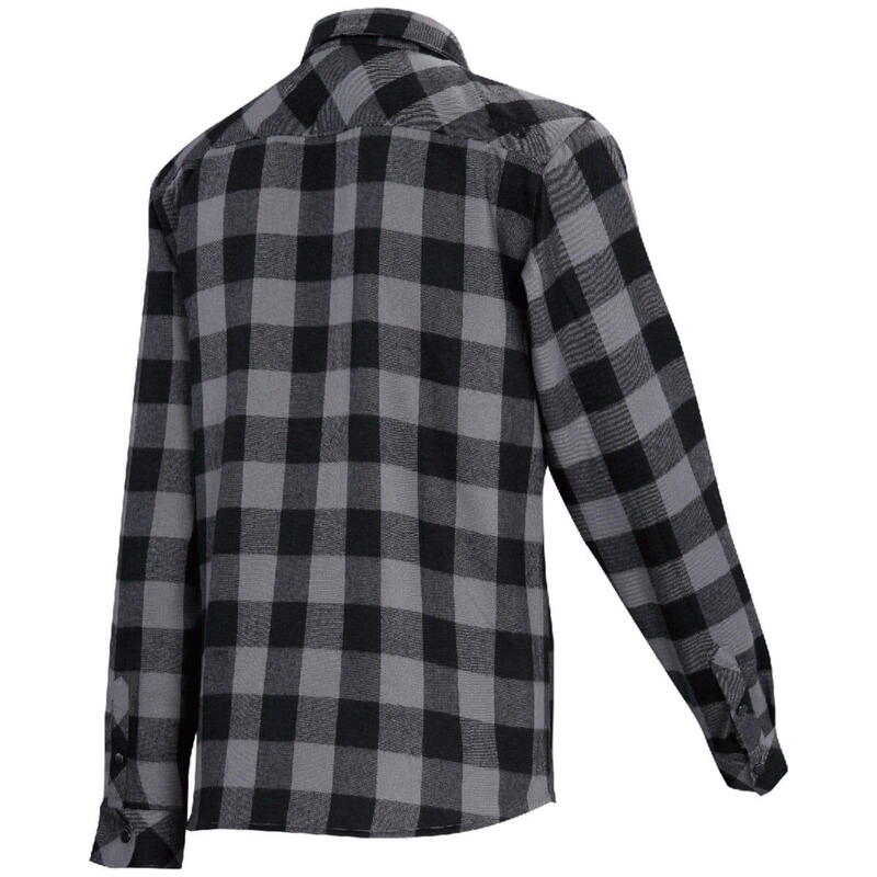 Chemise en flanelle Escapee - Noir/Gris