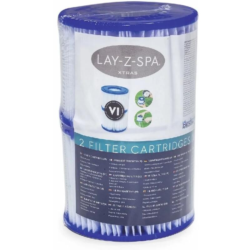 Bestway Lay-Z-Spa Cartouche Filtrante Type VI Pack Duo