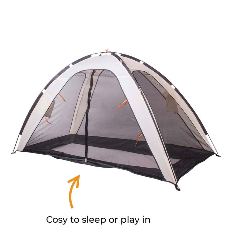 Luxury Bed Tent Mosquito Net - 200x90cm - Cream