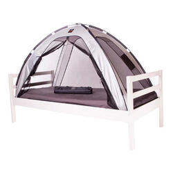 Luxe Bedtent Klamboe - 200x90cm - Zilver